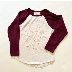Tea Collection Gold Animals Raglan